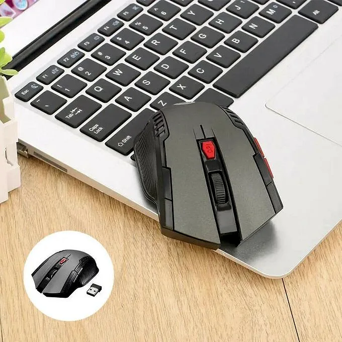 Souris sans fil 2.4GHz avec récepteur USB Gamer 2000DPI souris pour ordinateur portable