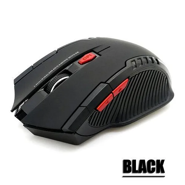 Souris sans fil 2.4GHz avec récepteur USB Gamer 2000DPI souris pour ordinateur portable