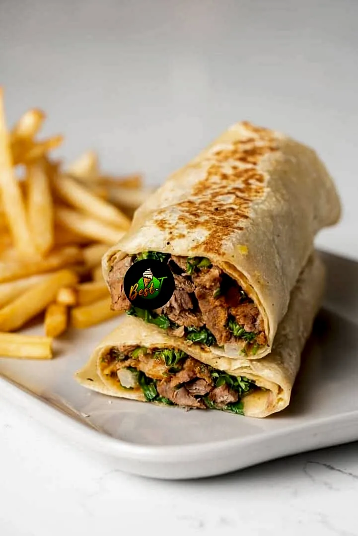 Shawarma viande de bœuf  + Frites