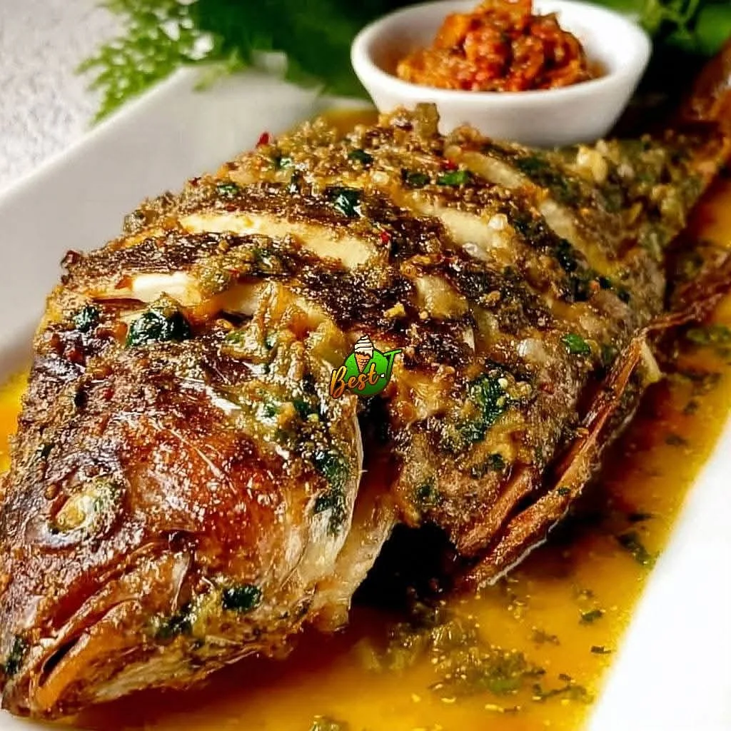 Tilapia braisés à la togolaise + frites ou alocco