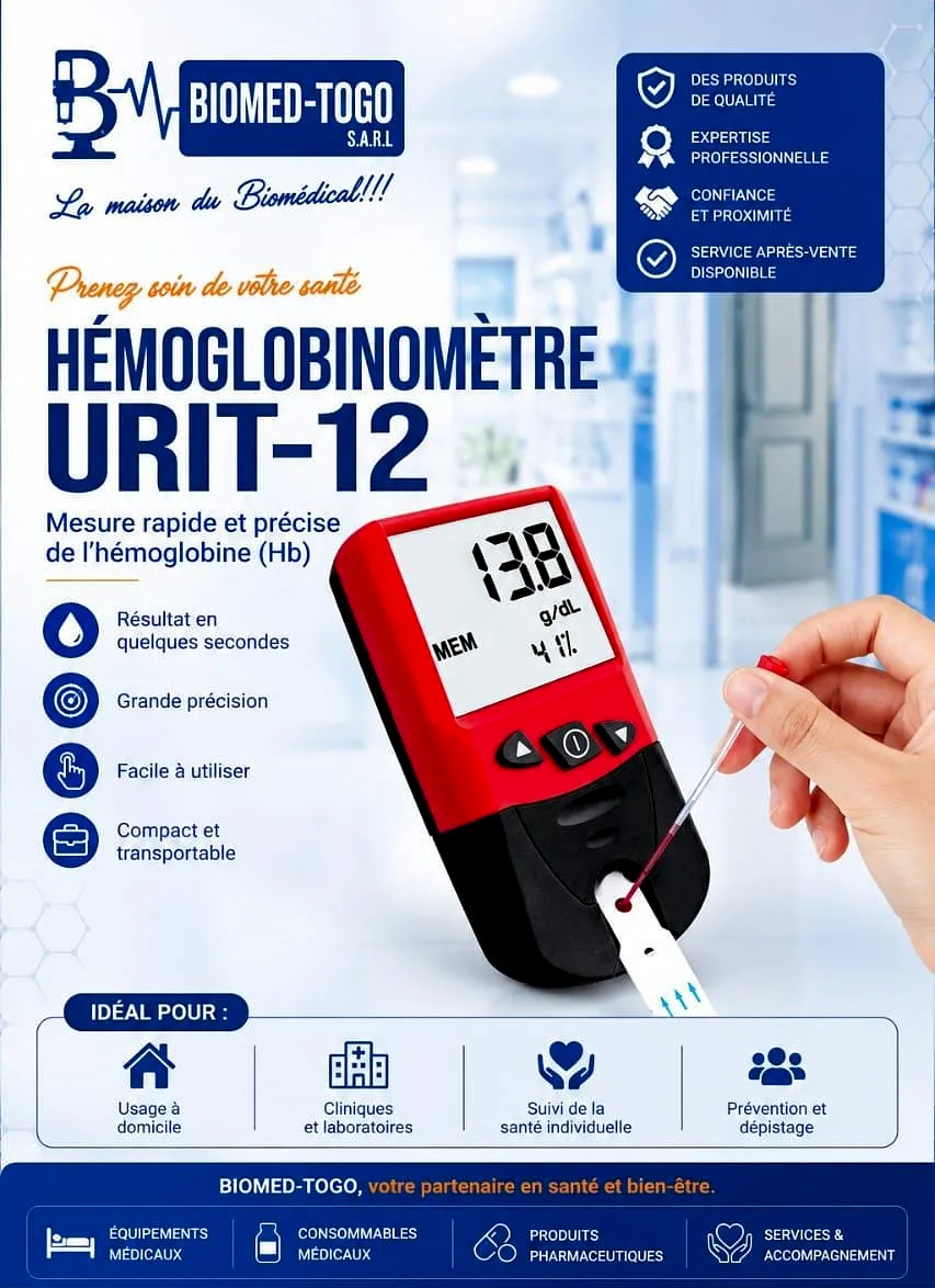 HÉMOGLOBINOMÈTRE URIT-12