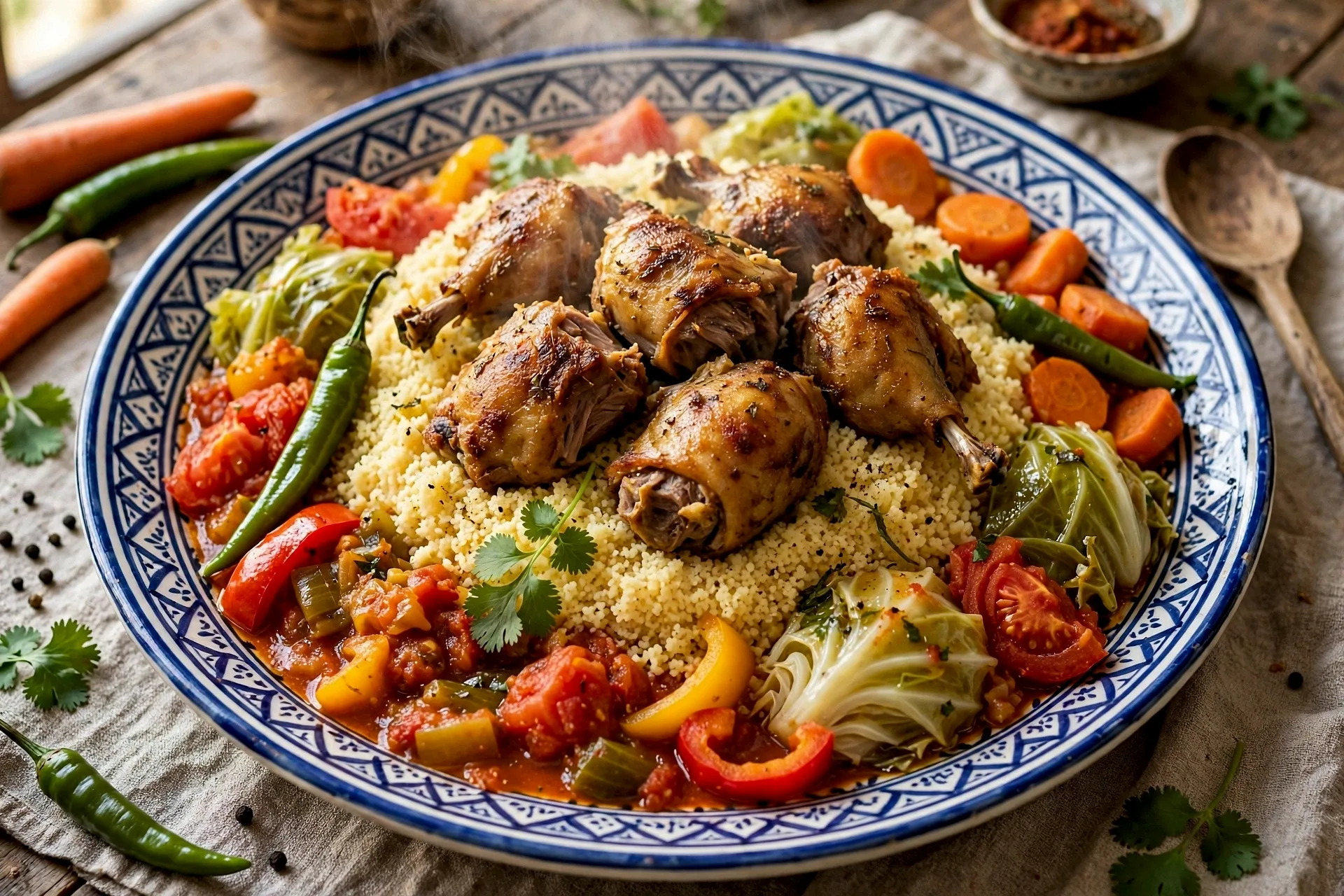 Couscous royal au poulet