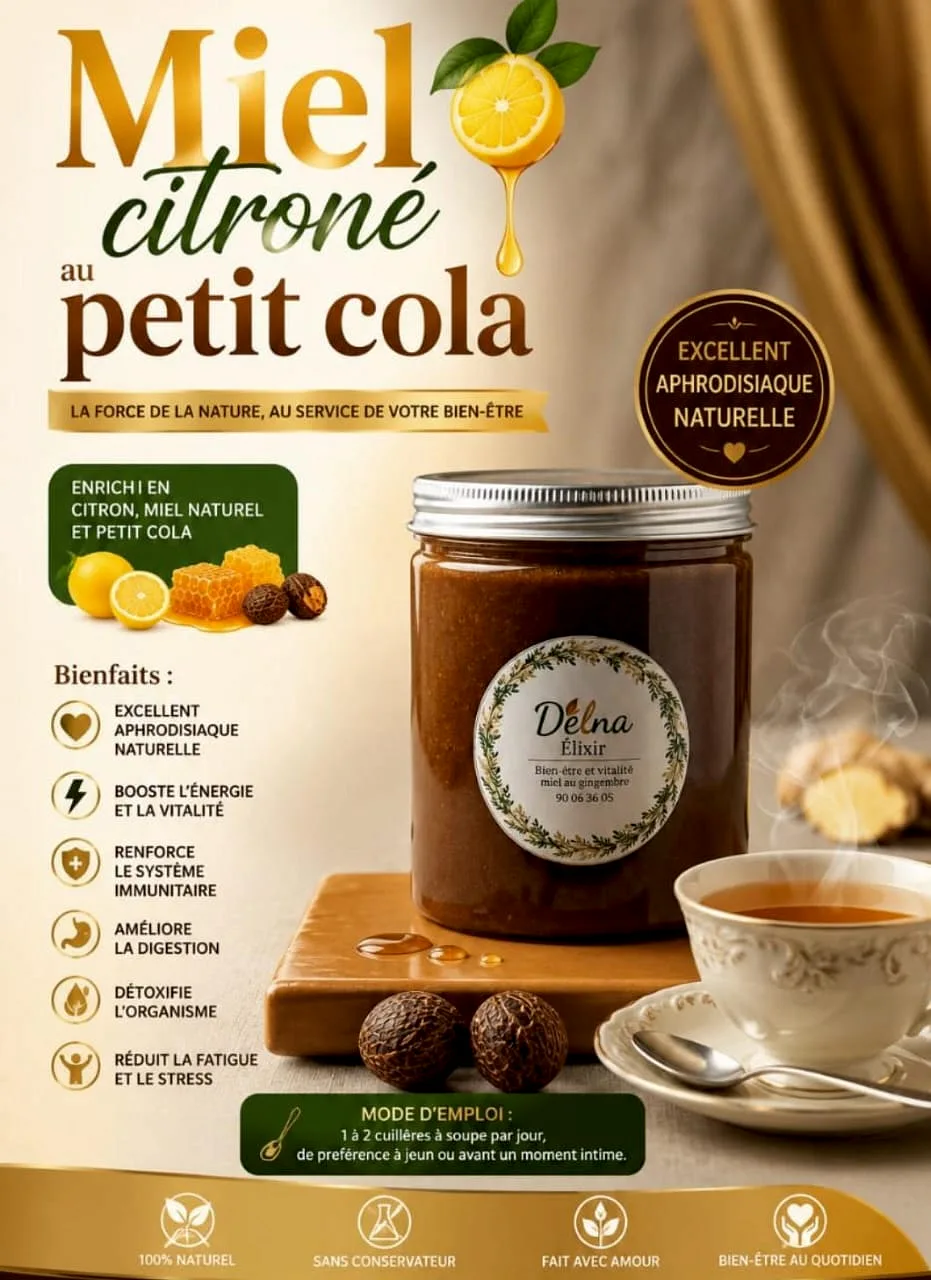 Miel citroné petit cola