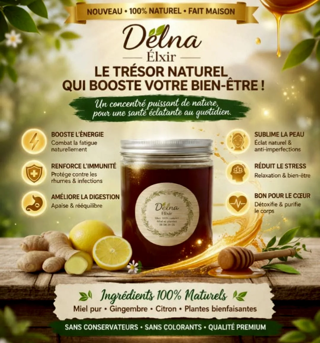 Miel citronné au gingembre