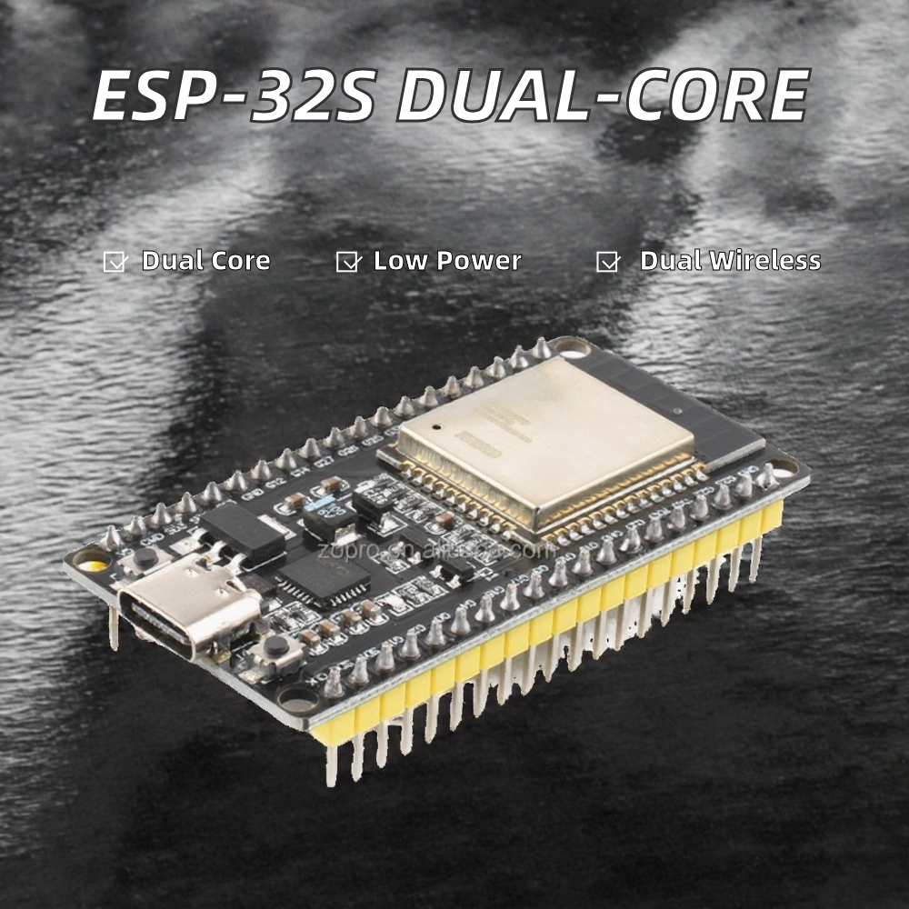 Carte de développement ESP32 WiFi+Bluetooth double cœur 38 broches