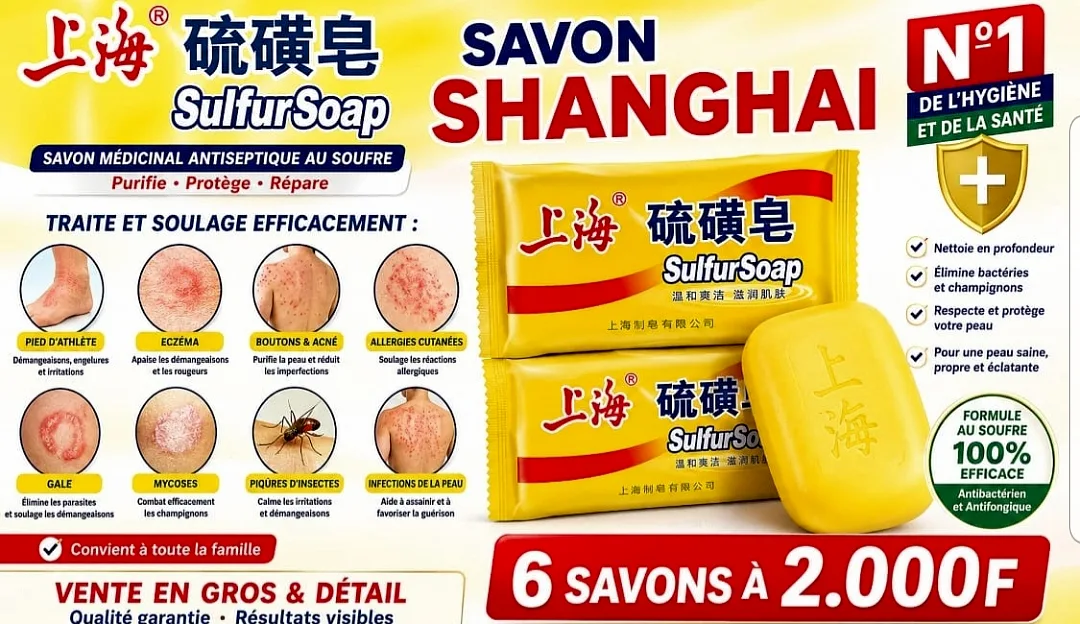 Savon Shanghaï (packs de 6 savons)
