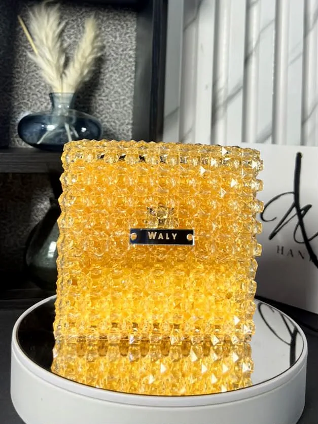 Pochette Perlée "Cristal" – WALY Handmade