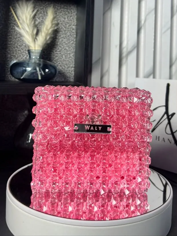 Pochette Perlée "Cristal" – WALY Handmade